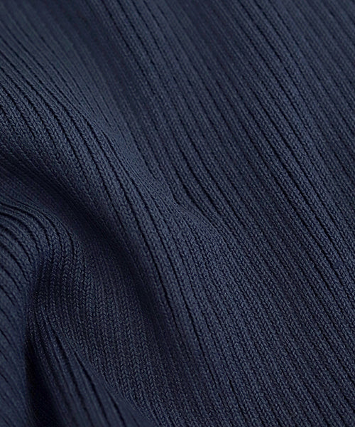 阿蕾塔·維塔 Aletta vita 袖布帛切換羅紋針織套頭衫