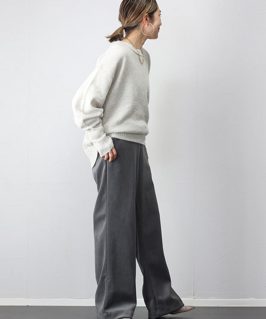 アレッタ ヴィータ Aletta vita ボートネックゆるニットプルオーバー