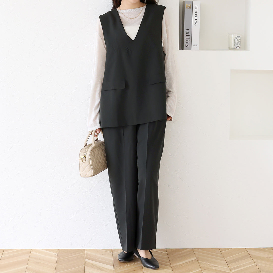 阿蕾塔·維塔 Aletta vita 艾絲特爾紗綢全身連身褲