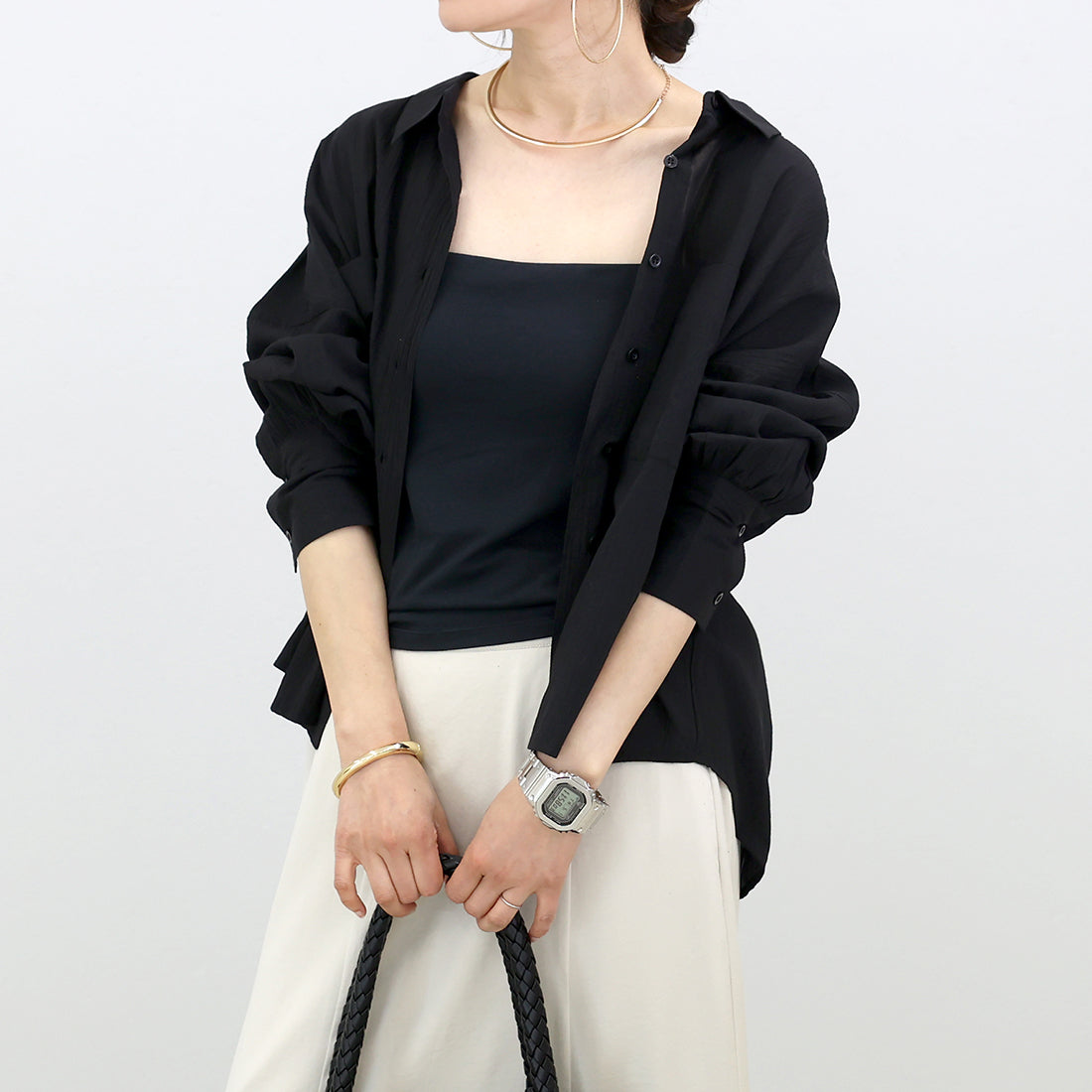 アレッタ ヴィータ Aletta vita スシボイル両ポケ長袖シャツ (ブルー) ブルー