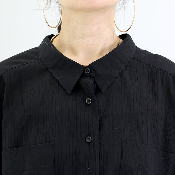 アレッタ ヴィータ Aletta vita スシボイル両ポケ長袖シャツ (ブルー) ブルー