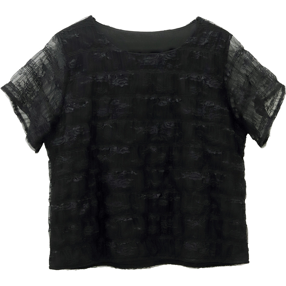 アレッタ ヴィータ Aletta vita レースレイヤードプルオーバー (オフホワイト) オフホワイト