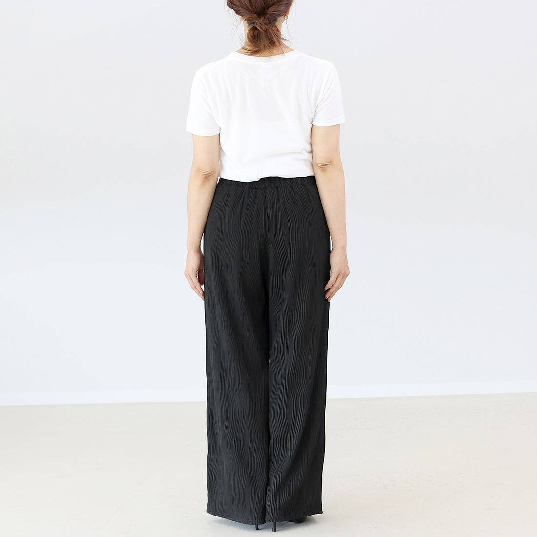 アレッタ ヴィータ Aletta vita ウェーブパイピングワイドパンツ (ブラウン) ブラウン