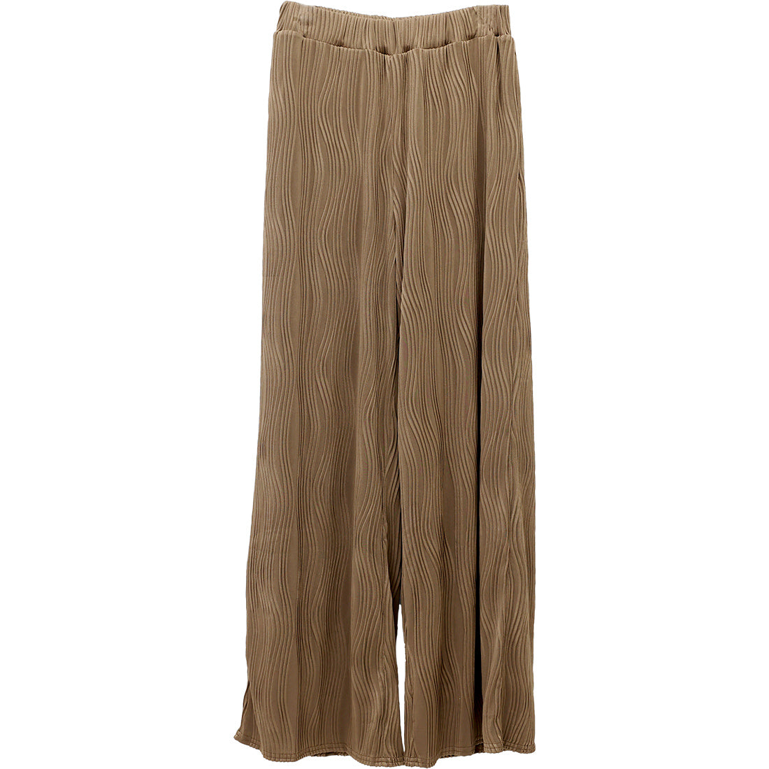 アレッタ ヴィータ Aletta vita ウェーブパイピングワイドパンツ (ブラウン) ブラウン