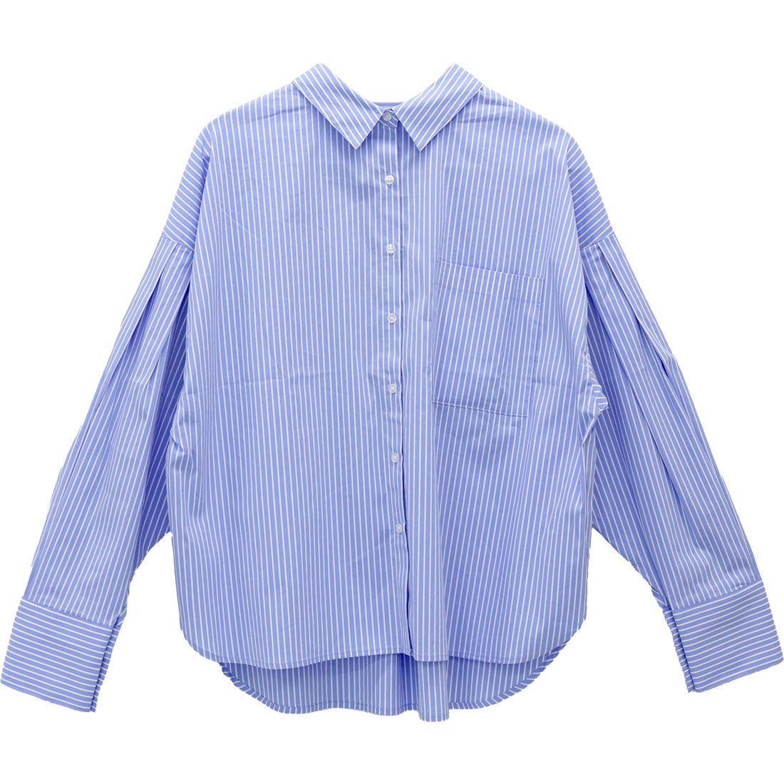 アレッタ ヴィータ Aletta vita 袖タックブロード長袖シャツ (オフホワイト) オフホワイト