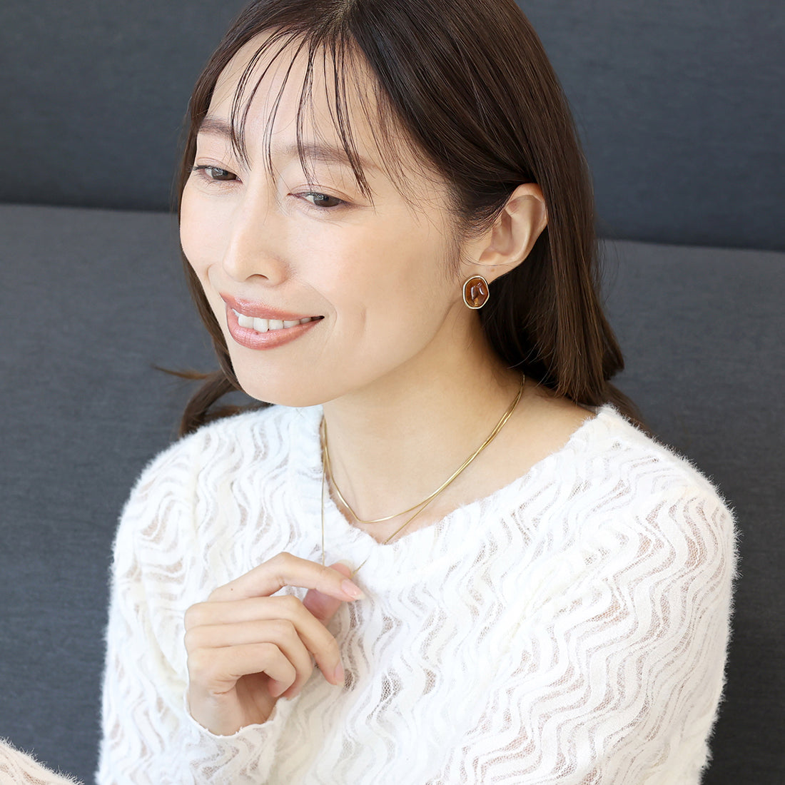 アレッタ ヴィータ Aletta vita サージカルステンレス2連ネックレス (Eミックス シルバー) Eミックス シルバー