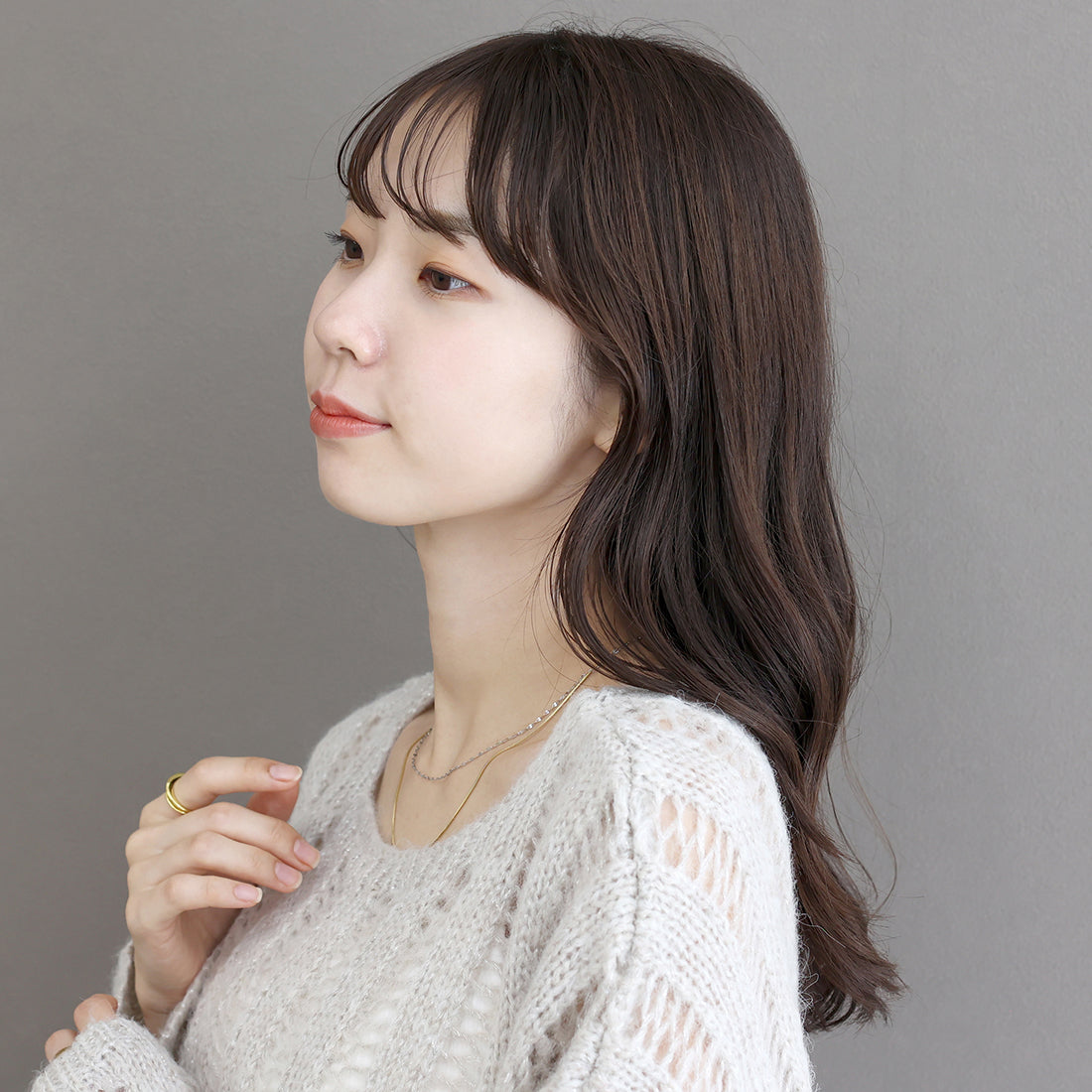 アレッタ ヴィータ Aletta vita サージカルステンレス2連ネックレス (Eミックス シルバー) Eミックス シルバー