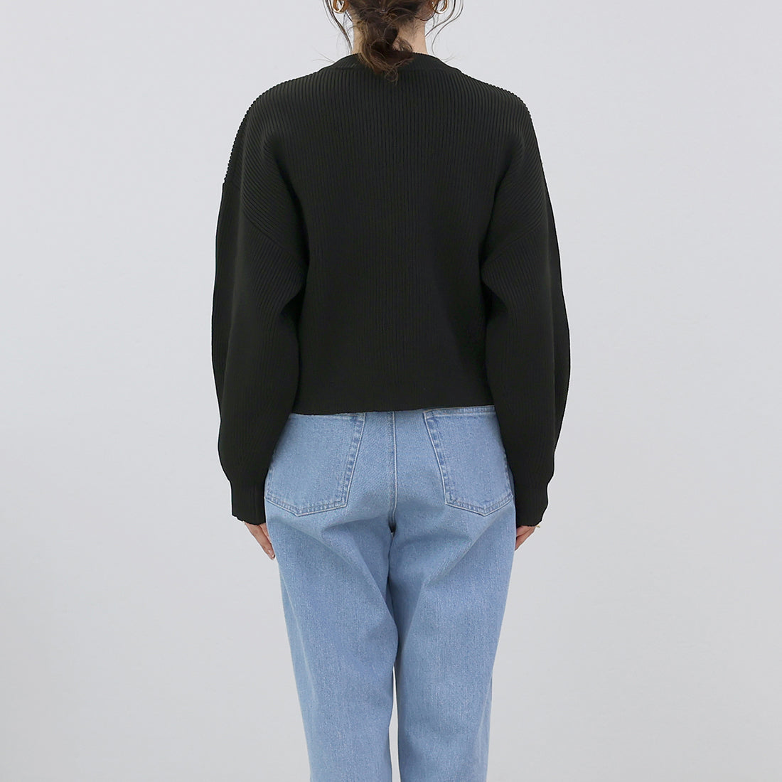 アレッタ ヴィータ Aletta vita 片畦編みマルチボタンニットカーディガン (アイボリー) アイボリー