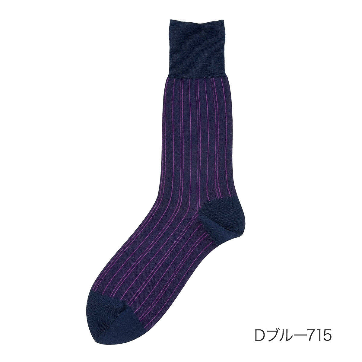 福助です。 Fukuske 福助 【fukuske】 Stripe Pattern Socks Crew Length Linking