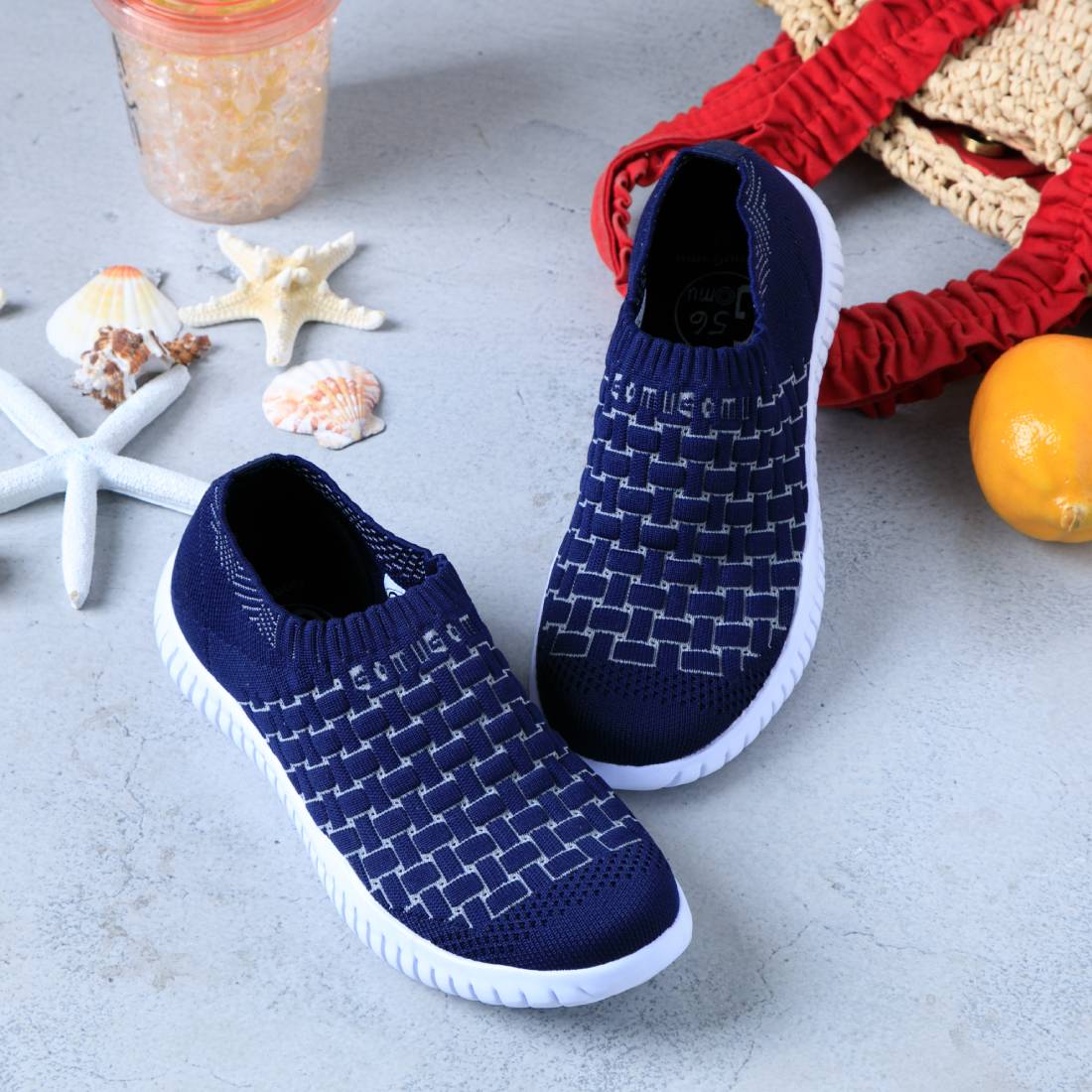 橡膠橡膠GOMU56針織運動鞋