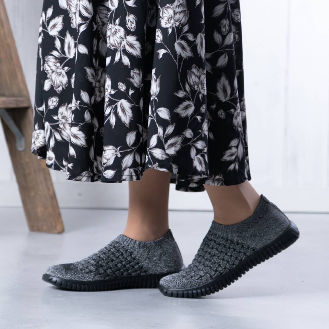 橡膠橡膠GOMU56針織運動鞋