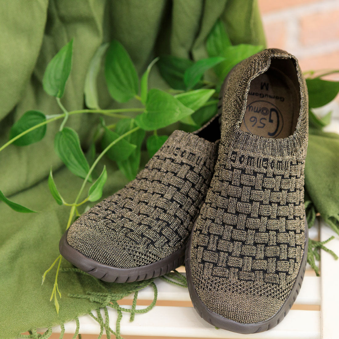 橡膠橡膠GOMU56針織運動鞋