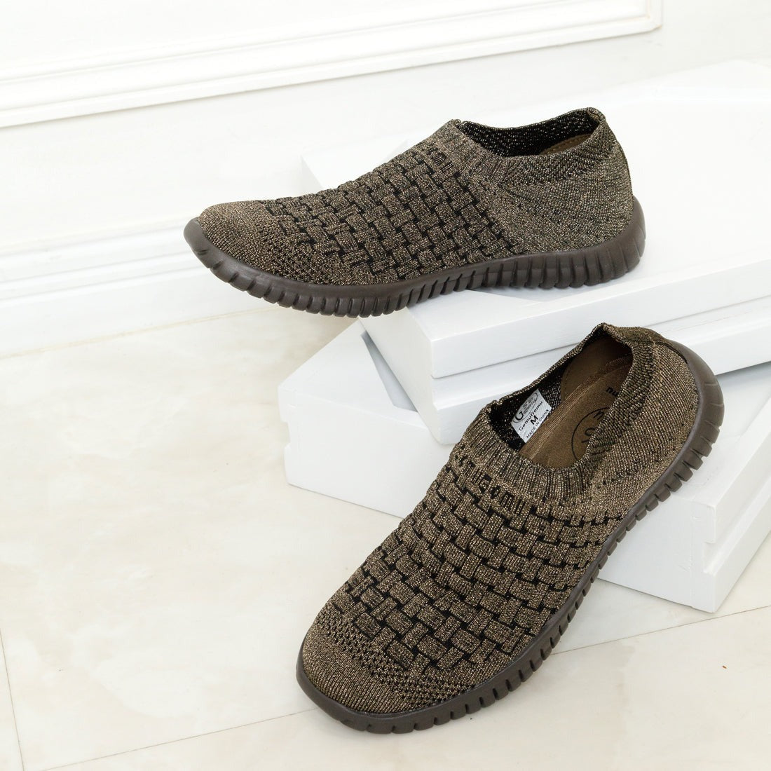 橡膠橡膠GOMU56針織運動鞋