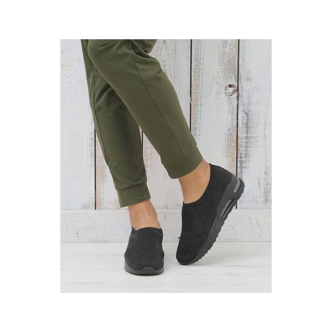 ゴムゴム Gomu56 軽量キラキラニットスニーカー