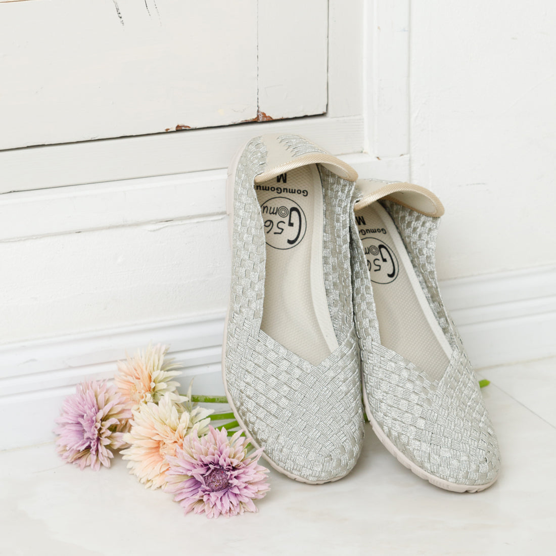 ゴムゴム Gomu56 驚きの屈曲性!フラットバレエパンプス