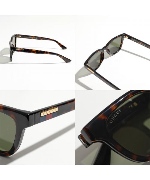 グッチ GUCCI GUCCI サングラス GG1116S ウェリントン型 (002/HAVANA-HAVANA-GREEN) 002/HAVANA-HAVANA-GREEN