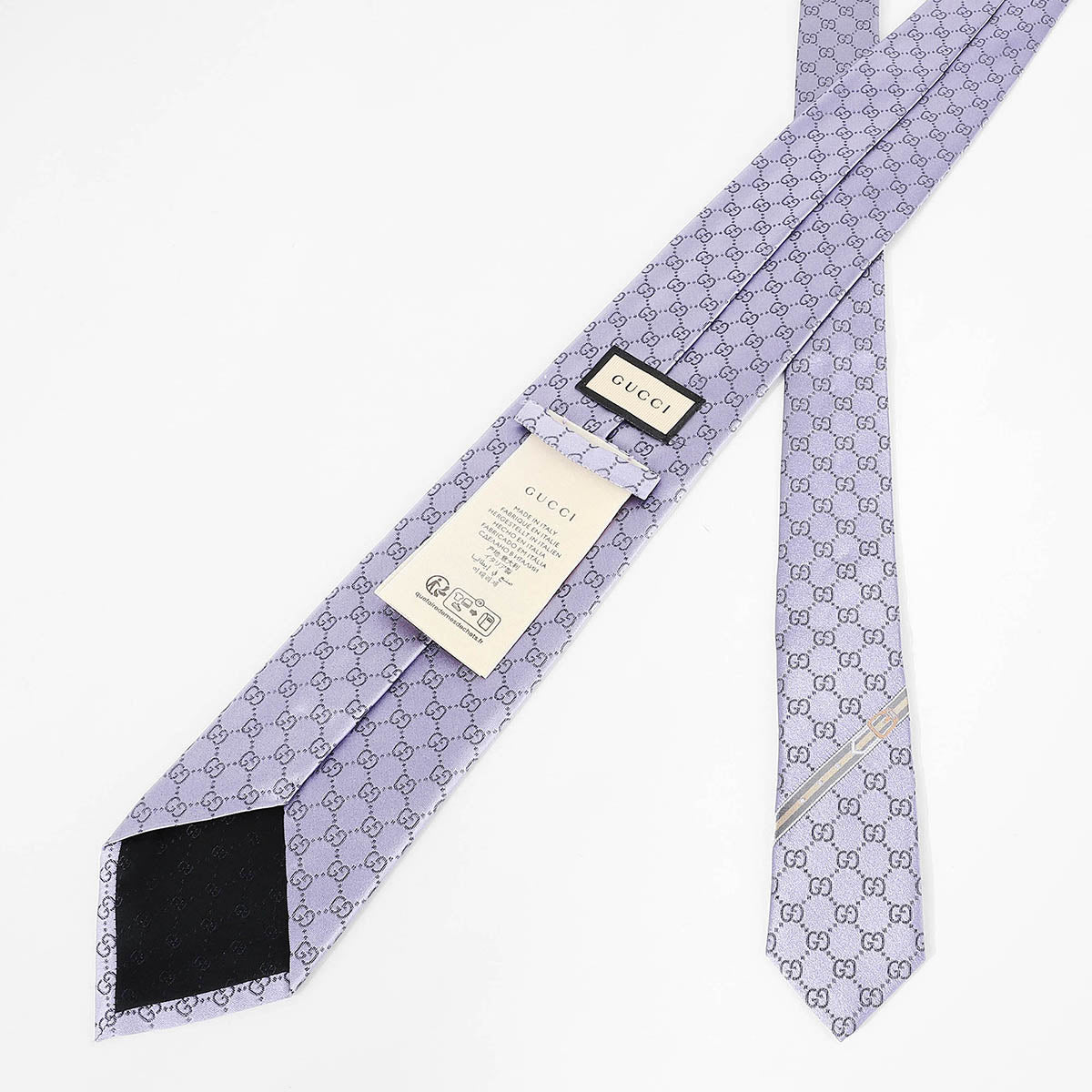 グッチ GUCCI GUCCI グッチ ネクタイ 456520 4B002 5361 (ライトパープル) ライトパープル