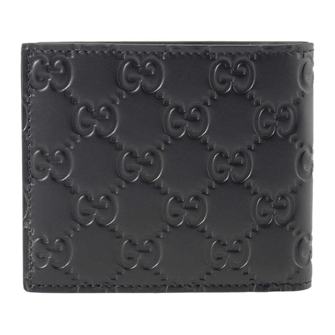 グッチ GUCCI 2つ折り財布 グッチッシマ ウォレット 473916 CWC1N 1000 BLACK (ブラック) ブラック