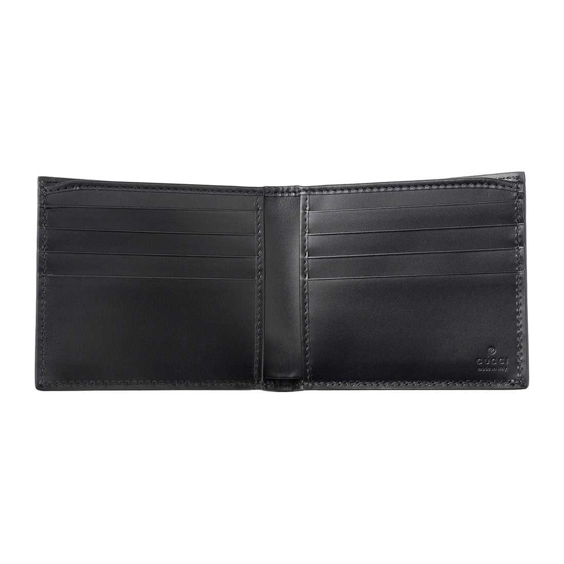 グッチ GUCCI 2つ折り財布 グッチッシマ ウォレット 473916 CWC1N 1000 BLACK (ブラック) ブラック