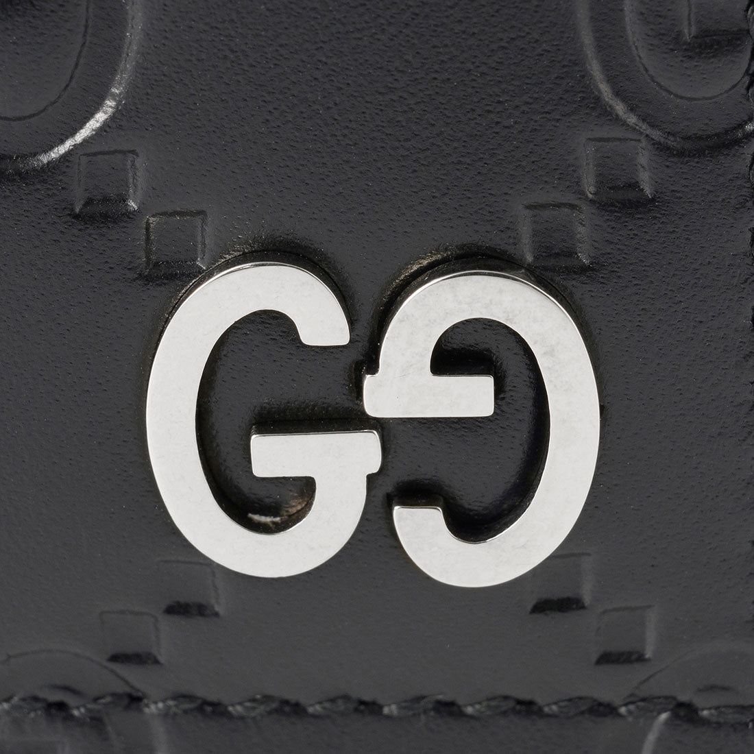 グッチ GUCCI 2つ折り財布 グッチッシマ ウォレット 473916 CWC1N 1000 BLACK (ブラック) ブラック