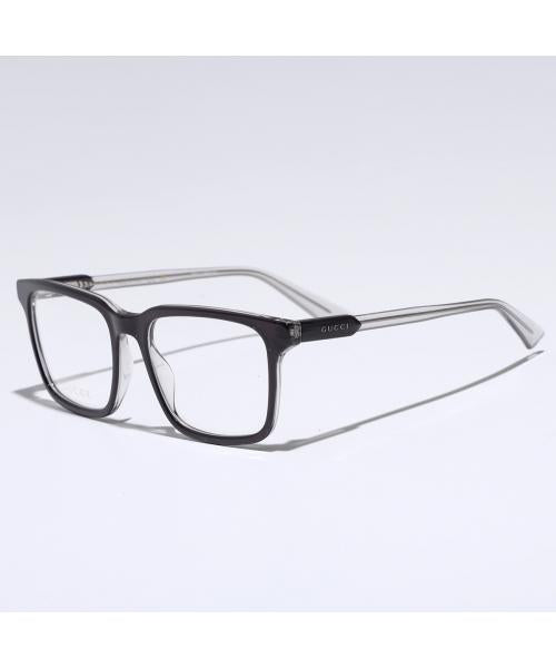 グッチ GUCCI GUCCI メガネ GG1120O スクエア型 アイウェア (001/BLACK-BLACK-TRANSARENT) 001/BLACK-BLACK-TRANSARENT