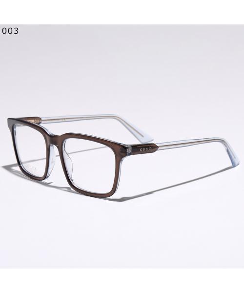 グッチ GUCCI GUCCI メガネ GG1120O スクエア型 アイウェア (001/BLACK-BLACK-TRANSARENT) 001/BLACK-BLACK-TRANSARENT