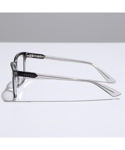 グッチ GUCCI GUCCI メガネ GG1120O スクエア型 アイウェア (001/BLACK-BLACK-TRANSARENT) 001/BLACK-BLACK-TRANSARENT