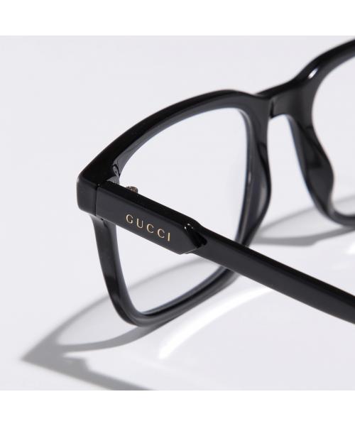 グッチ GUCCI GUCCI メガネ GG1120O スクエア型 アイウェア (001/BLACK-BLACK-TRANSARENT) 001/BLACK-BLACK-TRANSARENT