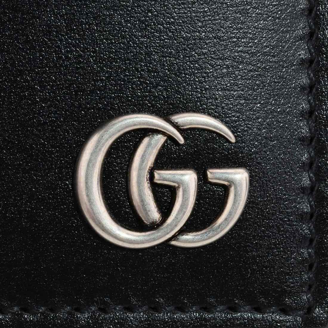 グッチ GUCCI 2つ折り財布 GG マーモント ウォレット 428726 0YK0N 1000 NERO (ネロ) ネロ