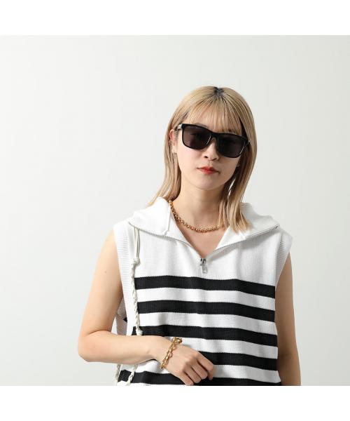 グッチ GUCCI GUCCI サングラス GG0746S スクエア型 ロゴ (001/BLACK-BLACK-GREY) 001/BLACK-BLACK-GREY