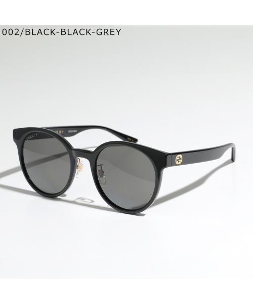 グッチ GUCCI GUCCI サングラス GG1339SK ウェリントン型 (002/BLACK-BLACK-GREY) 002/BLACK-BLACK-GREY