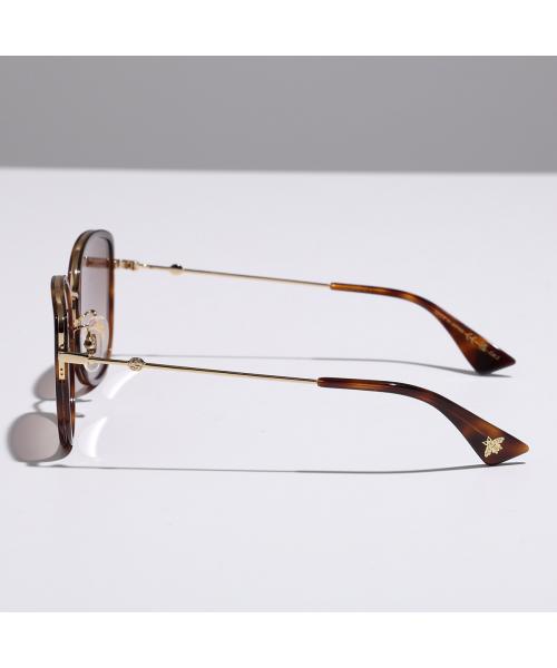グッチ GUCCI GUCCI サングラス GG0606SK バタフライ型 (003/HAVANA-GOLD-BROWN) 003/HAVANA-GOLD-BROWN