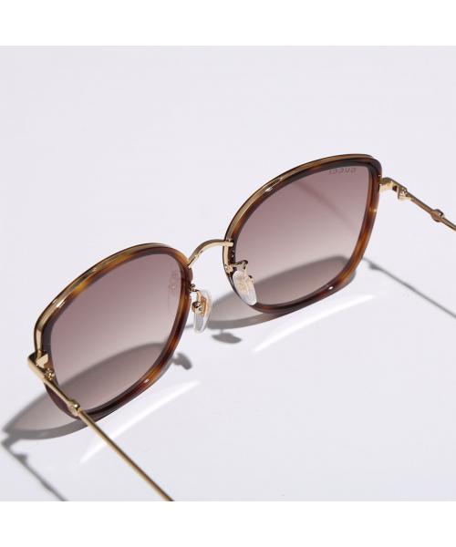 グッチ GUCCI GUCCI サングラス GG0606SK バタフライ型 (003/HAVANA-GOLD-BROWN) 003/HAVANA-GOLD-BROWN