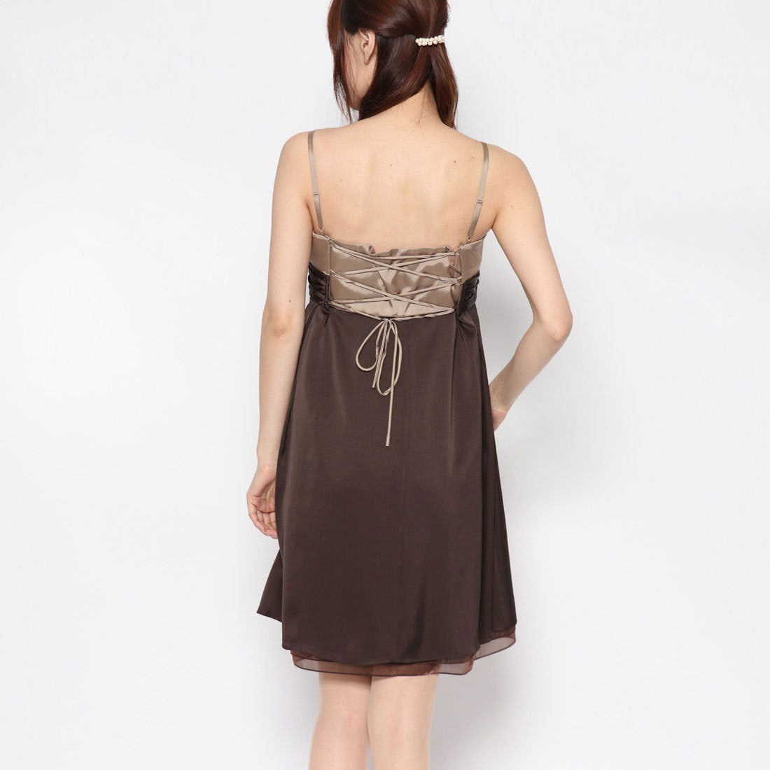 ジュネビビアン Genet Vivien バイカラードレス