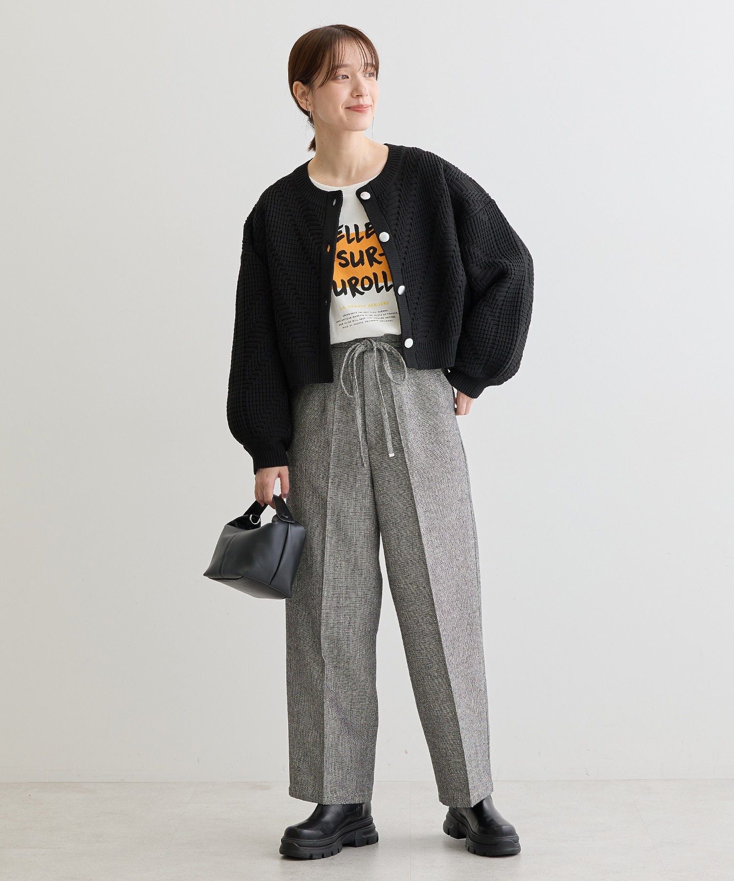 グリーン パークス Green Parks アソート長袖ロゴロンTEE (オフホワイト) オフホワイト