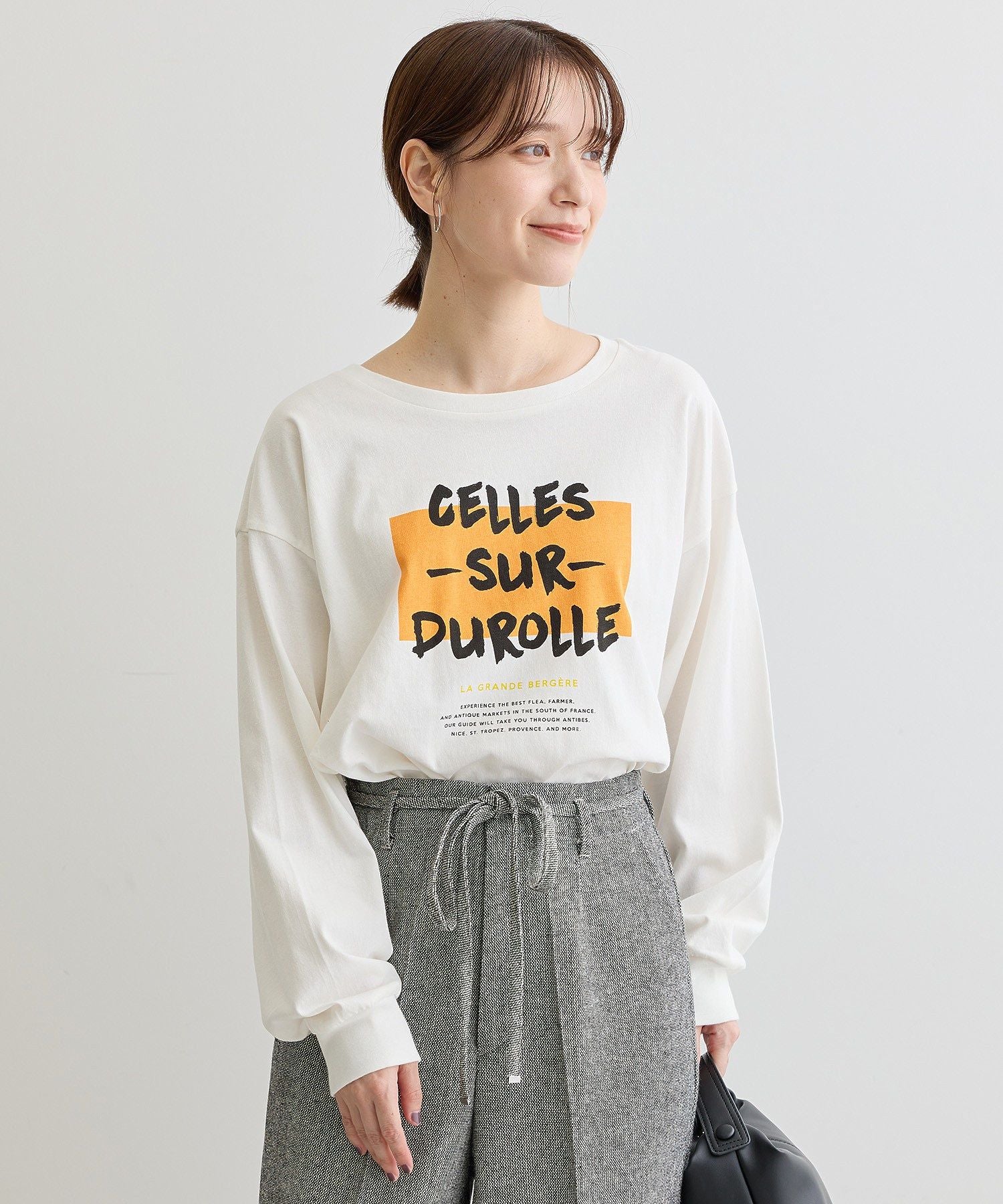 グリーン パークス Green Parks アソート長袖ロゴロンTEE (オフホワイト) オフホワイト