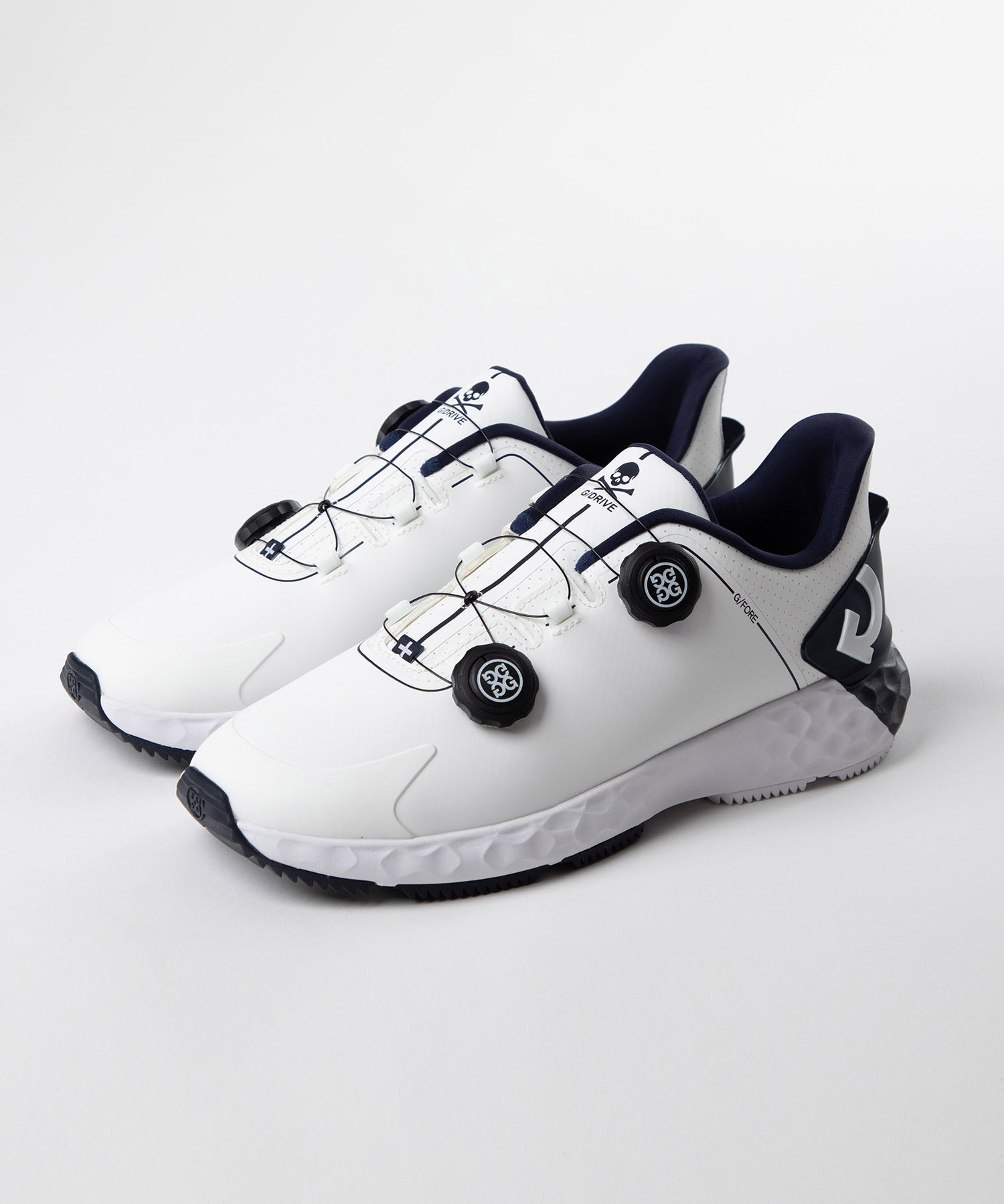 ジーフォア G/FORE PERFORATED G/DRIVE GOLF SHOE (WHITE) WHITE