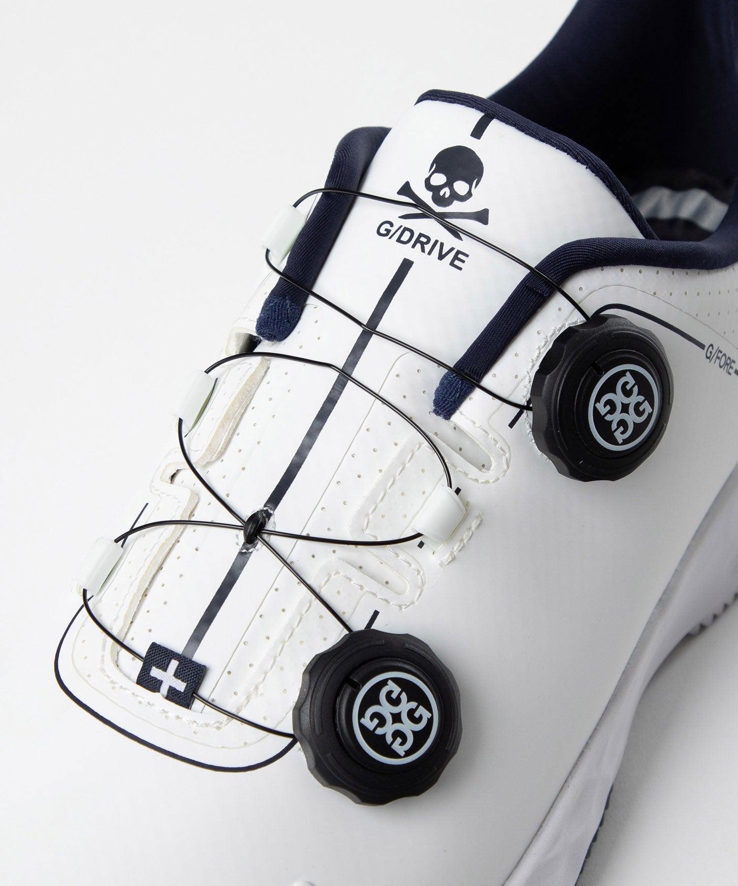 ジーフォア G/FORE PERFORATED G/DRIVE GOLF SHOE (WHITE) WHITE