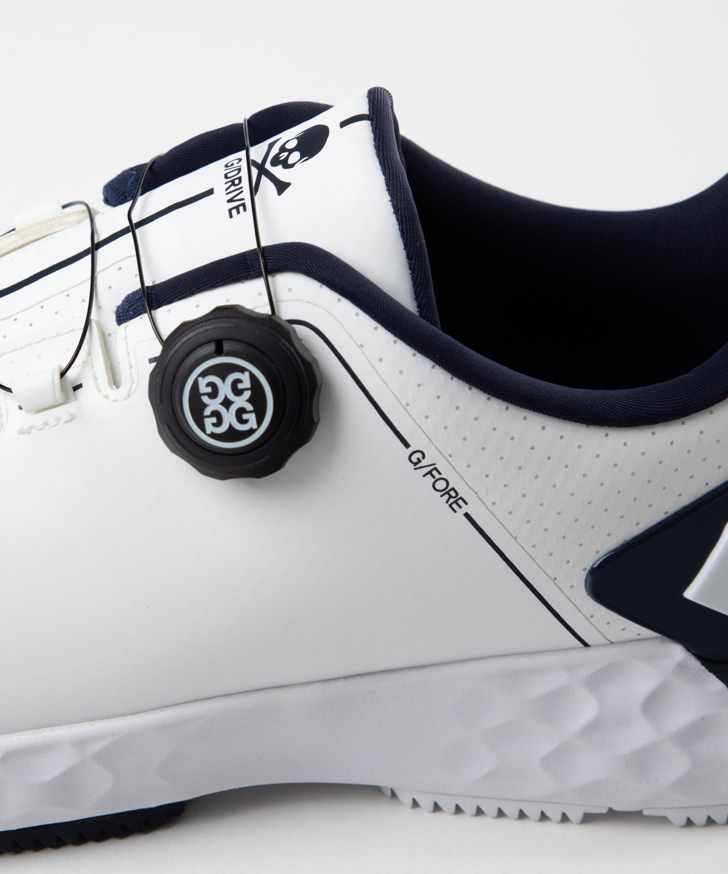 ジーフォア G/FORE PERFORATED G/DRIVE GOLF SHOE (WHITE) WHITE