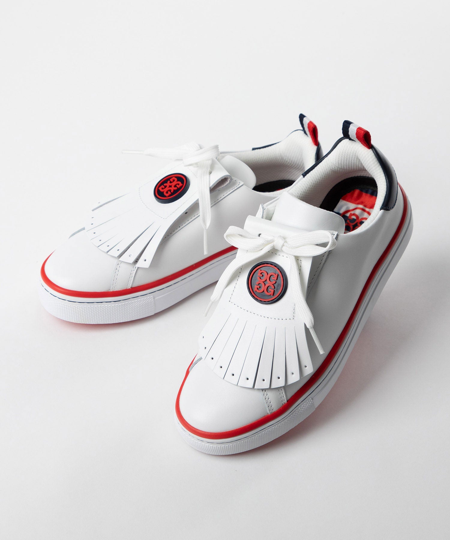 ジーフォア G/FORE CONTRAST ACCENT KILTIE DSRPT GOLF SHOE (WHITE) WHITE