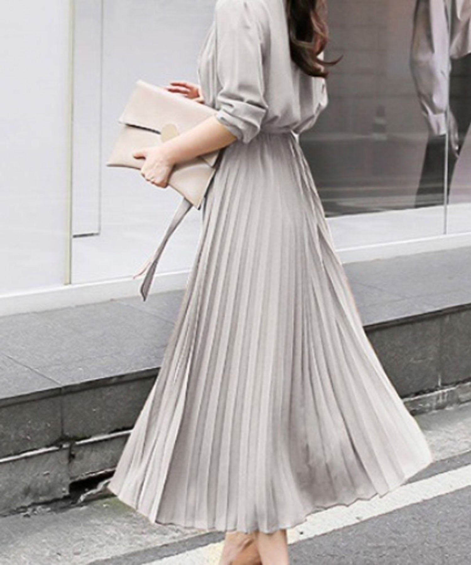 Girly Doll Waist Ribbon One-Piece Dress 【Korean Fashion】