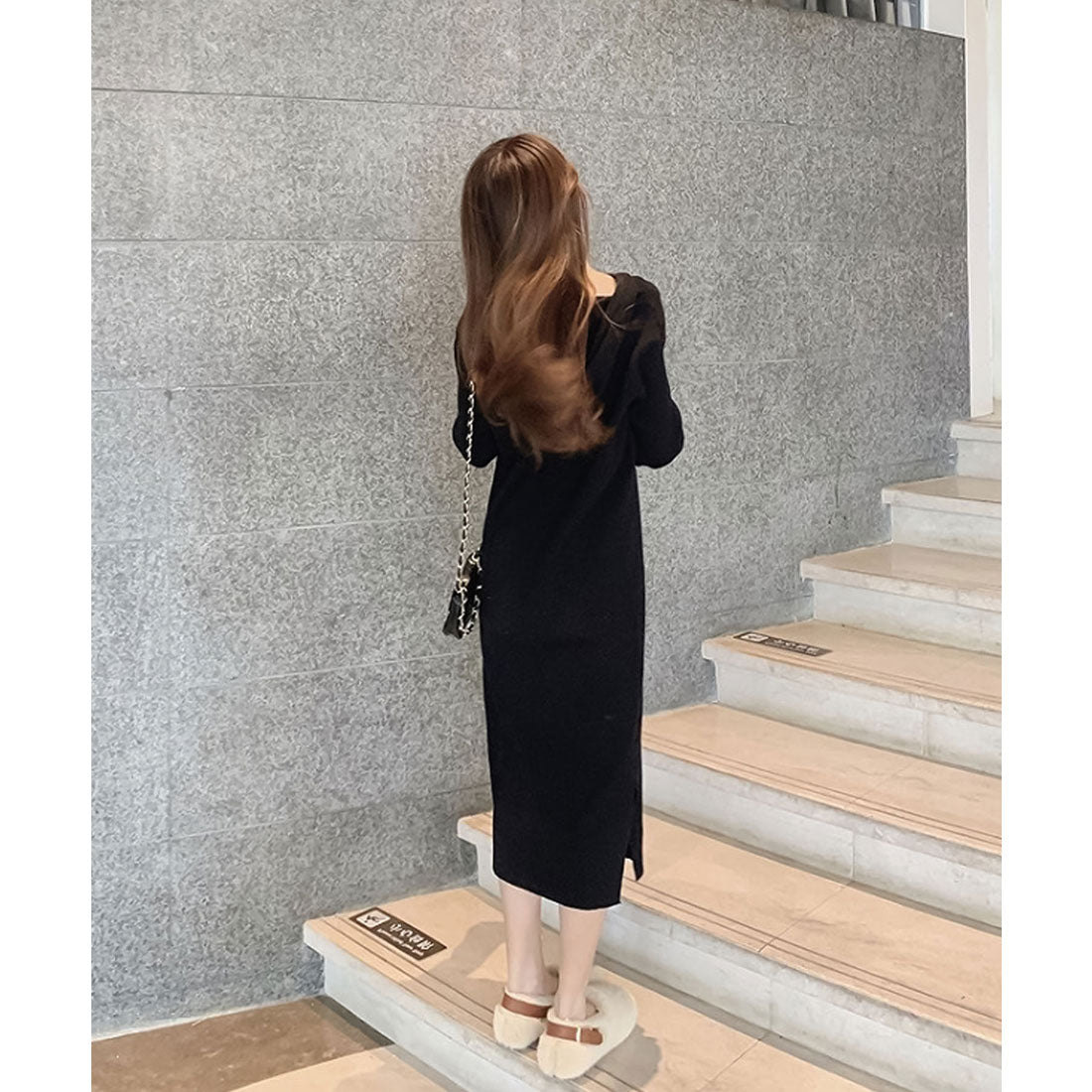 ガーリードール Girly Doll ニットフーディーロングワンピース