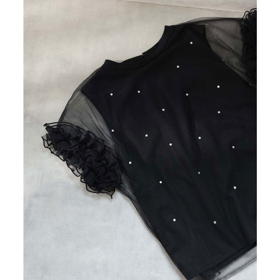 Girly Doll Bijou Tulle Layered T-Shirt