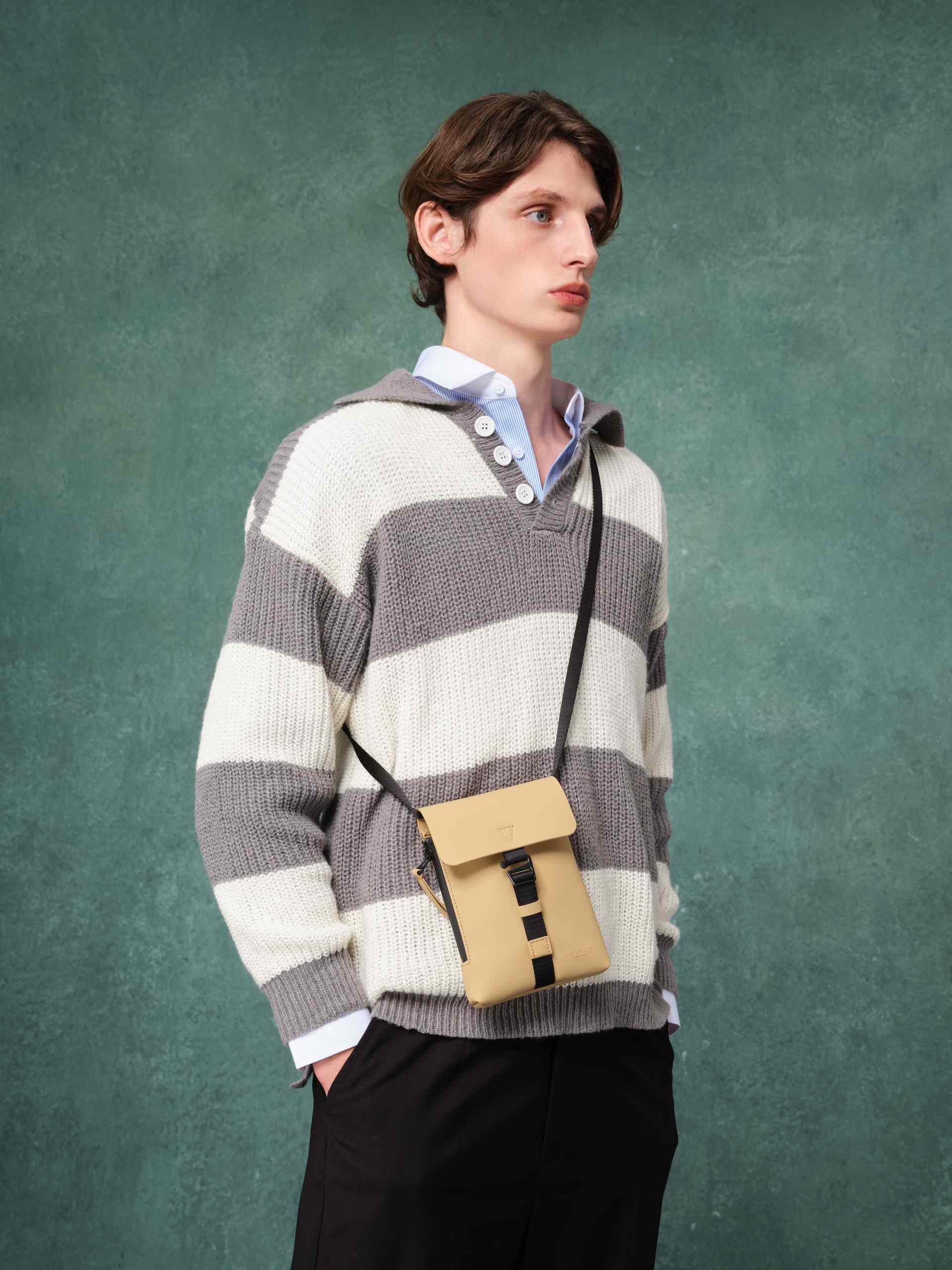 ガストンルーガ GASTON LUGA ガストンルーガ GASTON LUGA 【限定カラー】 Splash Mini Crossbody Bag スプラッシュ ミニ クロスボディバッグ (ラテ) (ラテ) ラテ