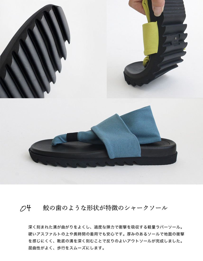 Gallery gallery 女士涼鞋 彈性夾趾涼鞋 LGW-11 平底易走帶涼鞋 日本製造