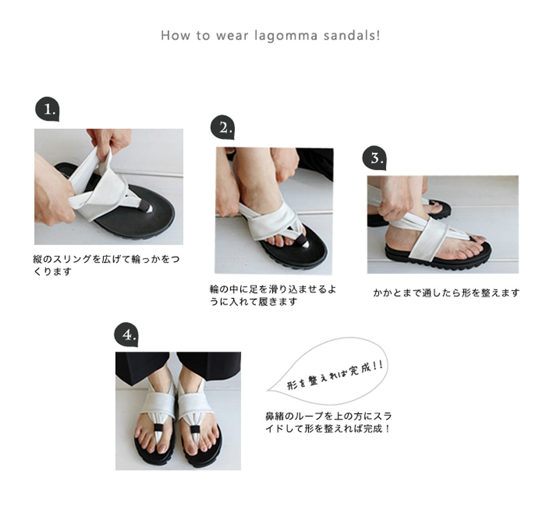 Gallery gallery 女士涼鞋 彈性夾趾涼鞋 LGW-11 平底易走帶涼鞋 日本製造