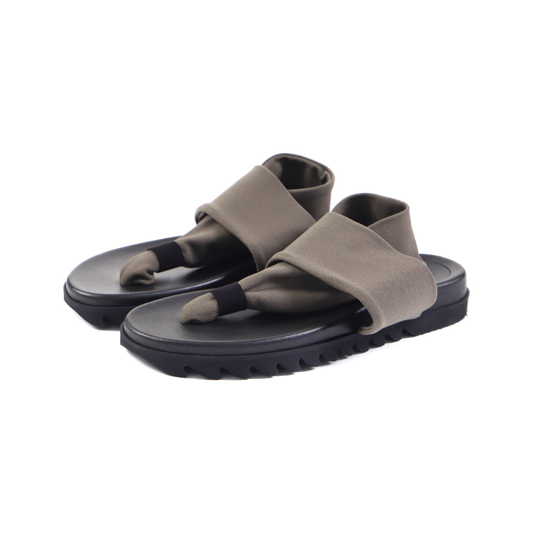 ギャラリー gallery レディース サンダル ストレッチトングサンダル LGW-11 ぺたんこ 歩きやすい ストラップサンダル 日本製 (カーキ) カーキ