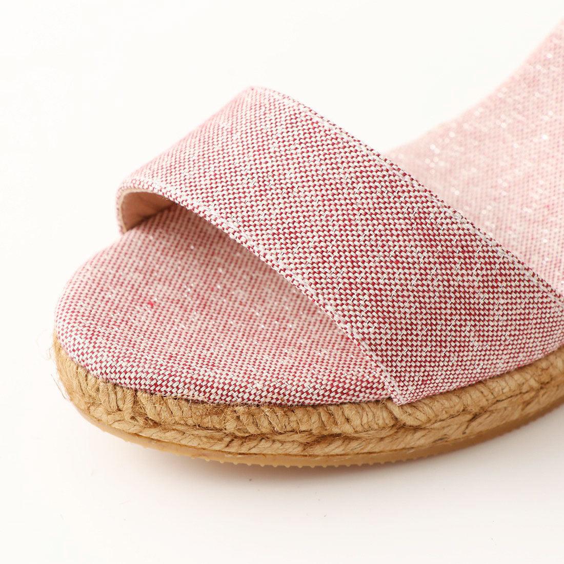 ガイモ gaimo ウェッジソールサンダル (レッドラメ) レッドラメ