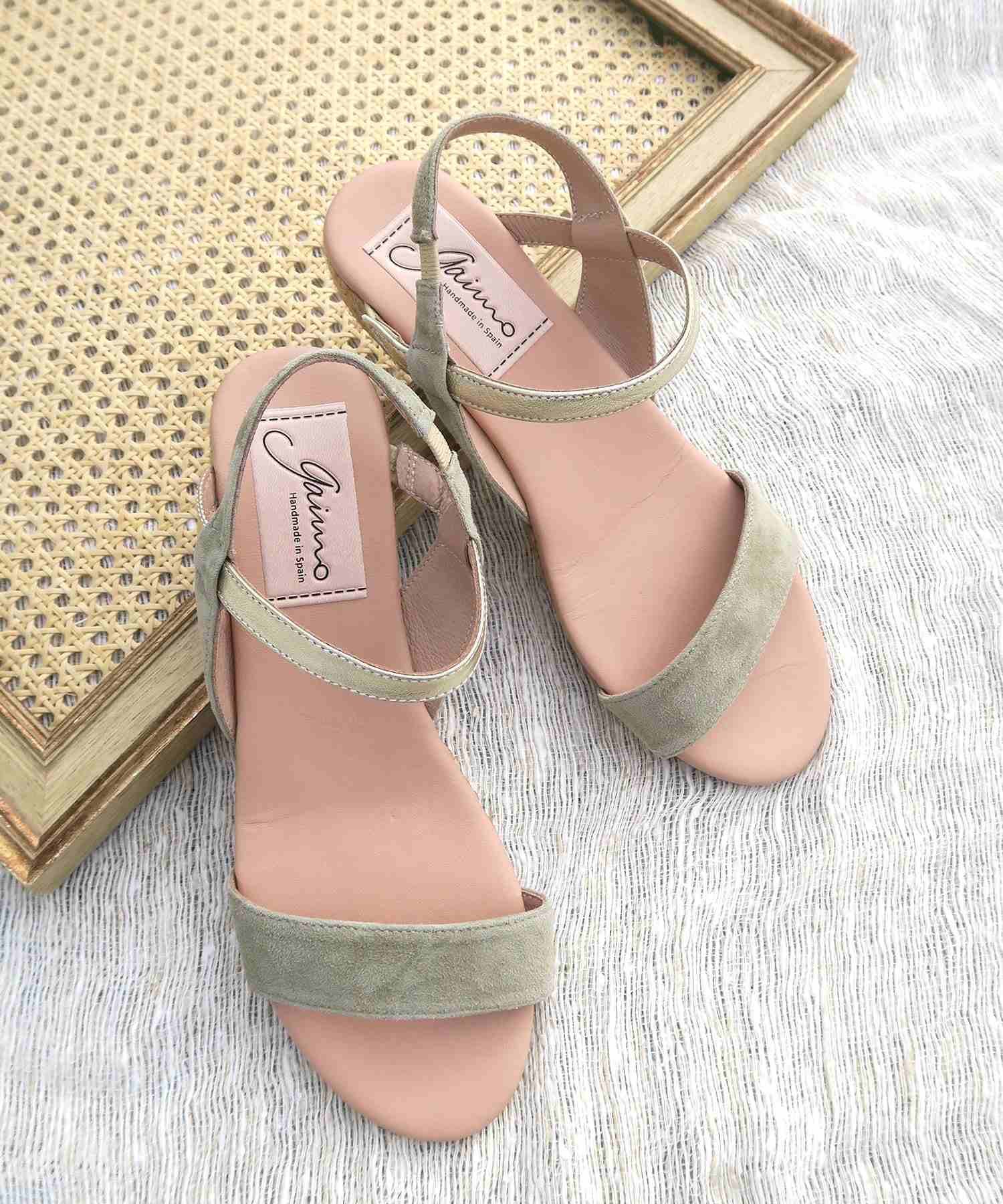 Gaimo Bicolor Strap Sandals