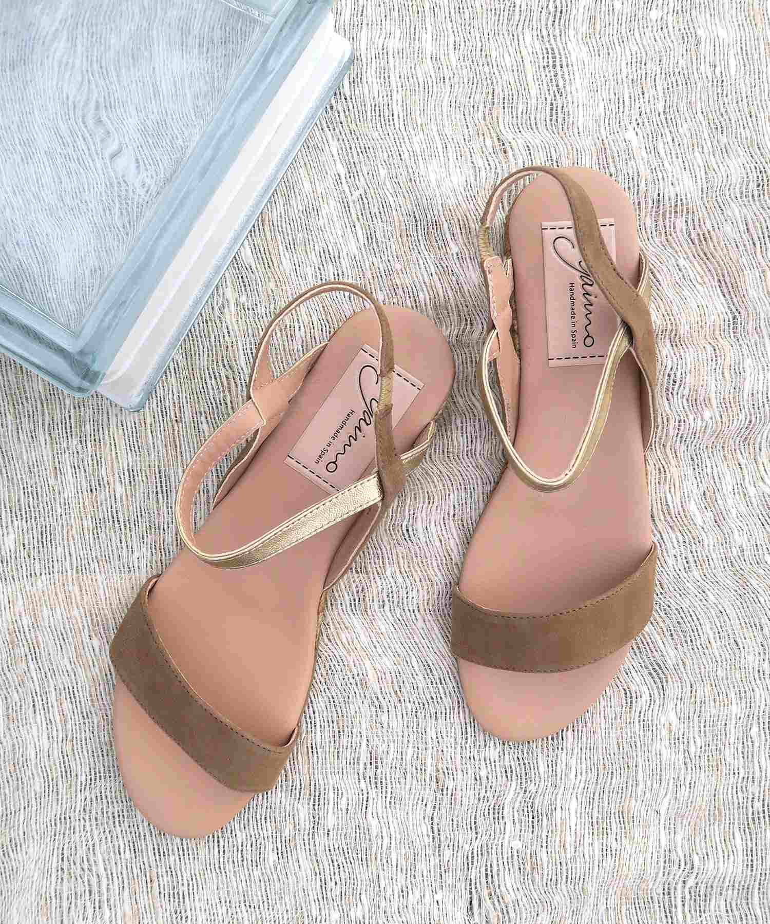 Gaimo Bicolor Strap Sandals